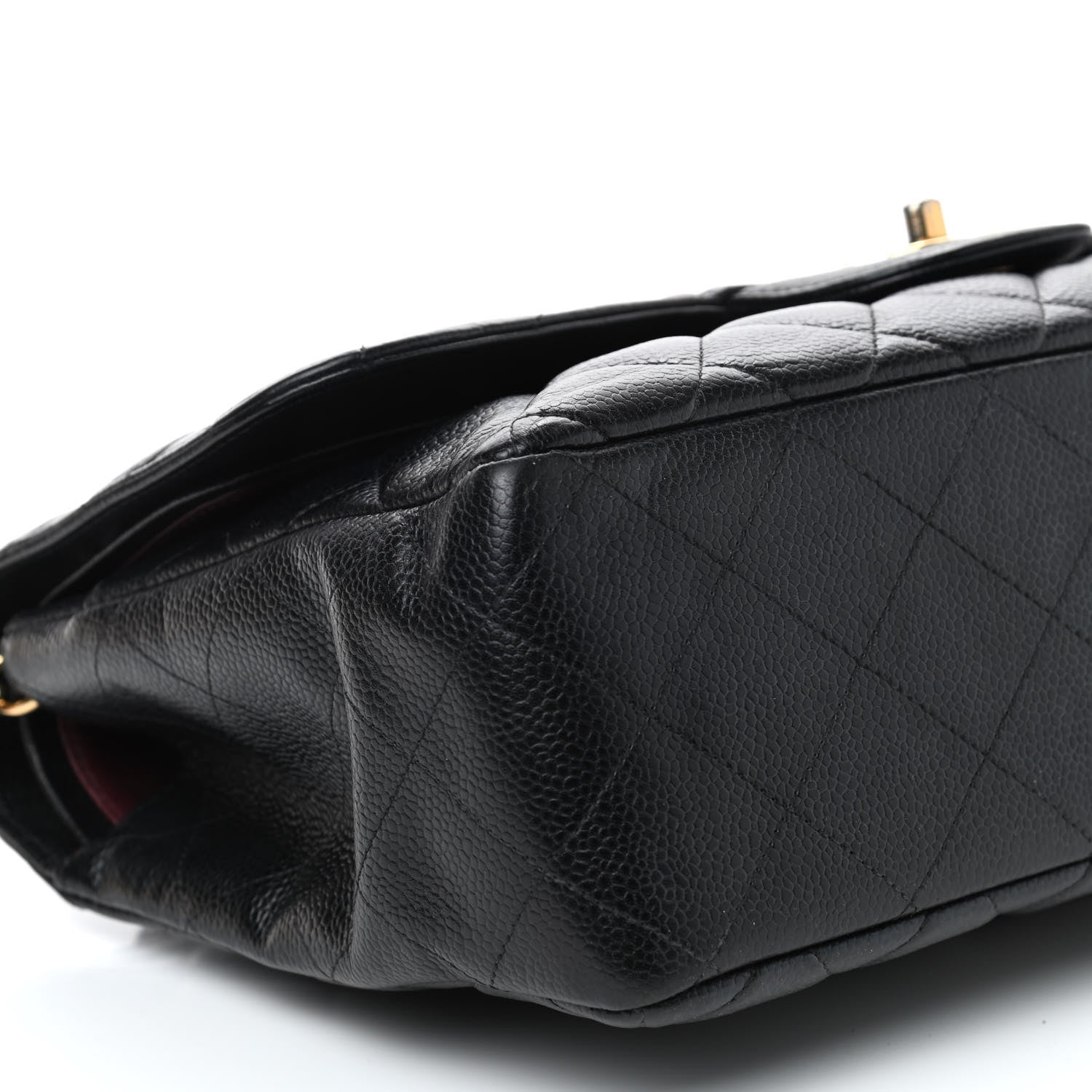 Chanel Caviar Quilted Jumbo Double Flap Black 7 of 12