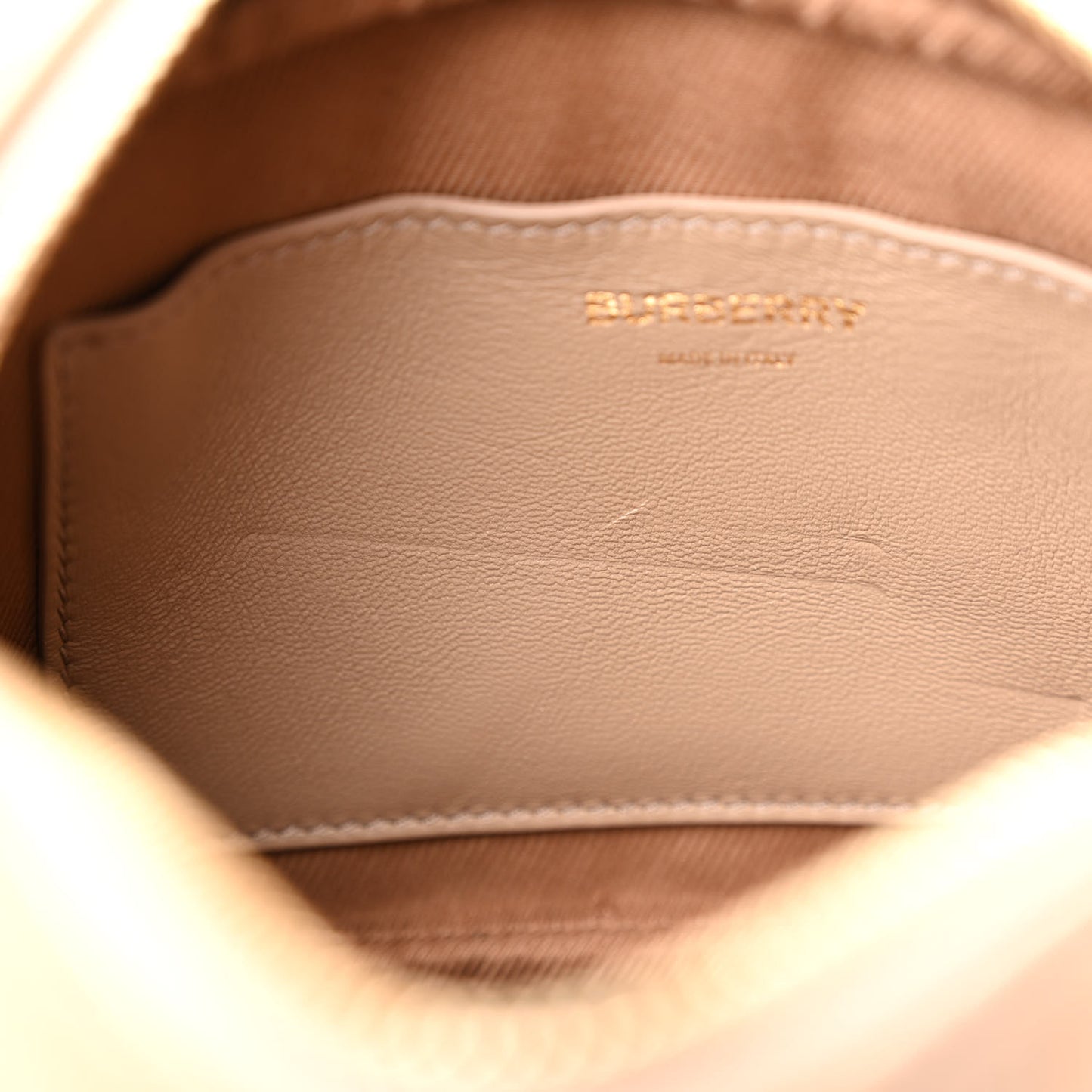 Lambskin Quilted Mini Lola Camera Bag Oat Beige