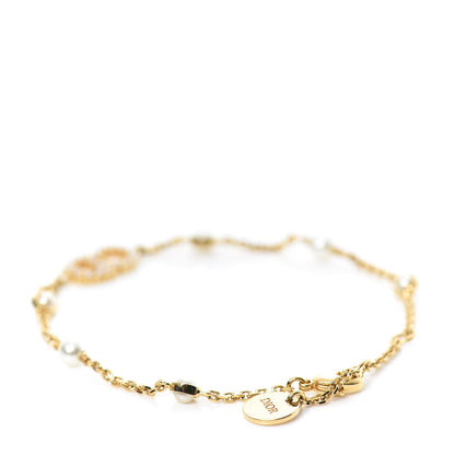 Christian Dior Pearl Clair D Lune Bracelet Gold 3 of 4
