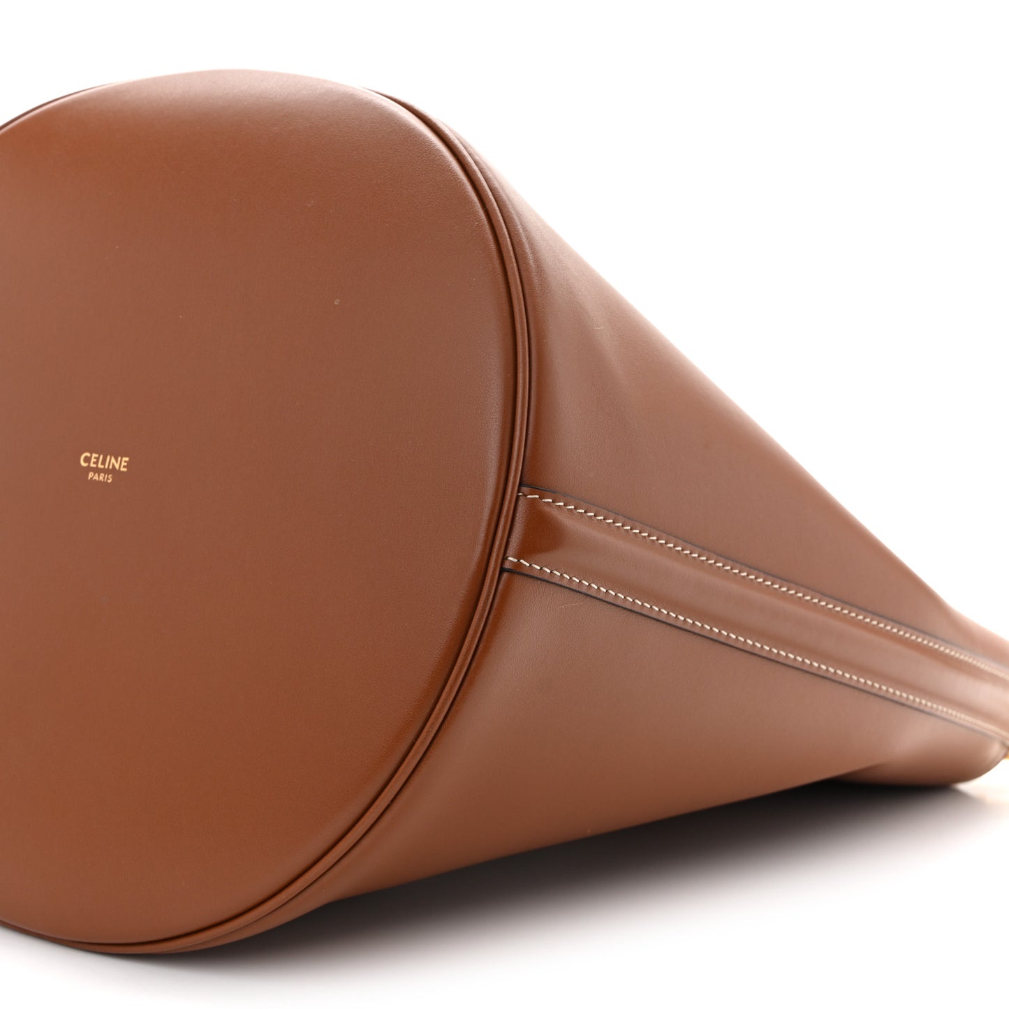 Smooth Calfskin Bucket 16 Bag Tan