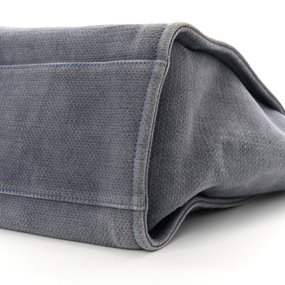 Chanel Canvas Deauville Large Tote Denim Blue 10 of 14