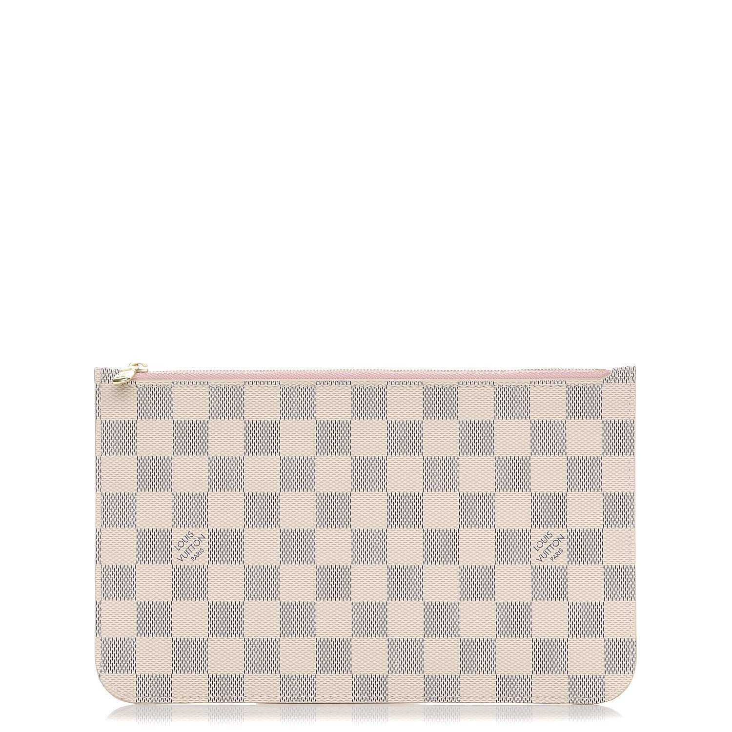 Louis Vuitton Damier Azur Neverfull MM GM Pochette Rose Ballerine 1 of 8