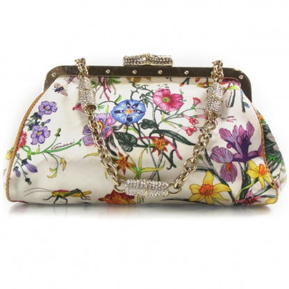 Gucci Satin Floral Evening Bag 2 of 9