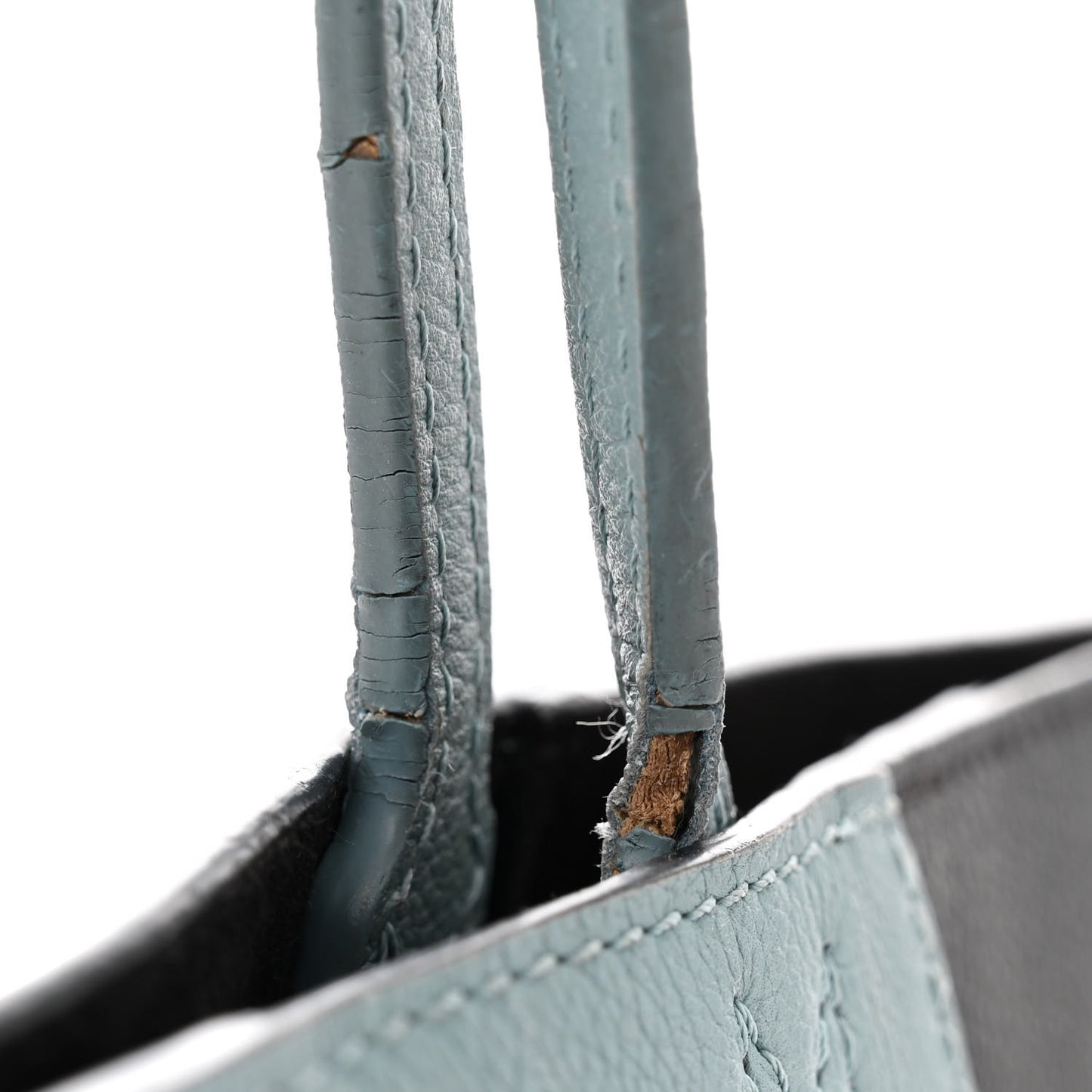 Calfskin Lockme Cabas Sky Black