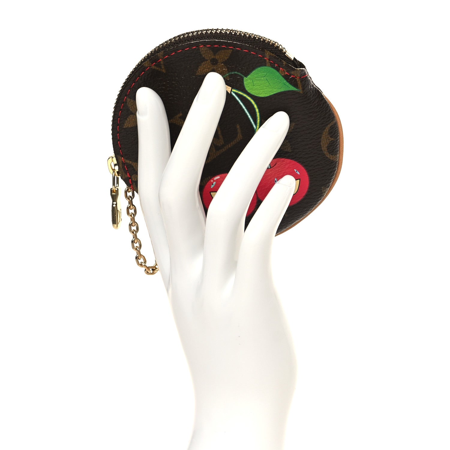 Louis Vuitton Monogram Cerises Round Coin Purse 2 of 7