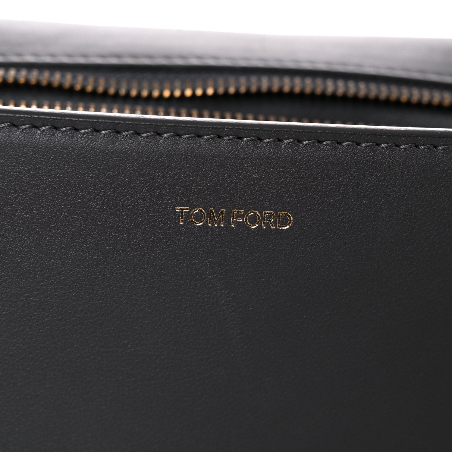 Tom Ford Calfskin Sasha Shoulder Bag Dark Grey 8 of 20