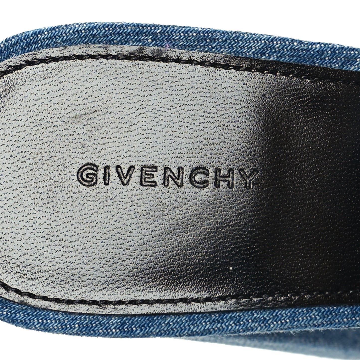 Denim Voyou Sandals 38.5 Medium Blue