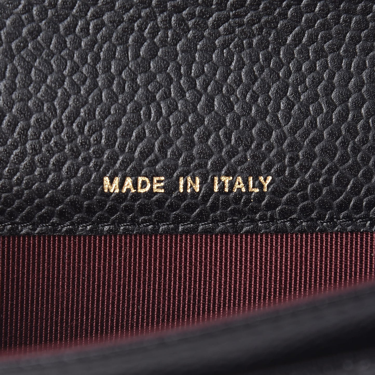 Caviar Quilted Flap Card Holder Black