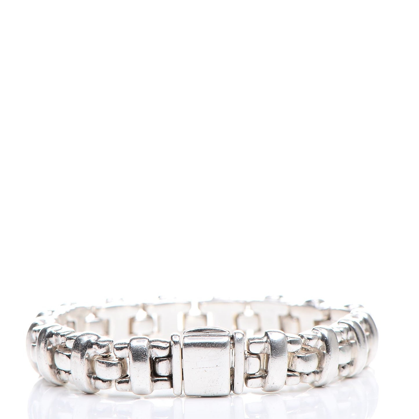 Sterling Silver Basket Weave Bracelet