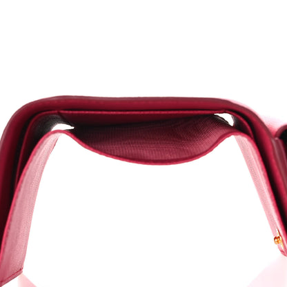 Prada Saffiano Small Tri-Fold Wallet Magenta 8 of 11