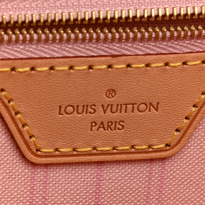 Louis Vuitton Damier Azur Neo Neverfull MM Rose Ballerine 11 of 17