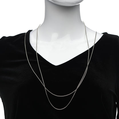 David Yurman Sterling Silver 14K Yellow Gold 2.7mm Box Chain Necklace 72" 2 of 5