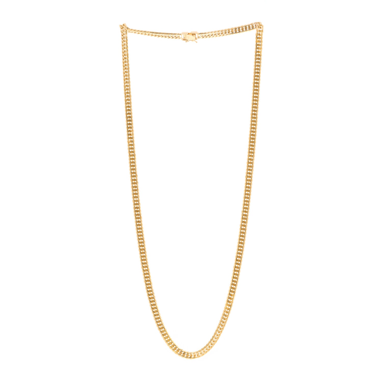 Parker & West by FASHIONPHILE 18K Yellow Gold Curb Chain Necklace 23.75" 3 of 6
