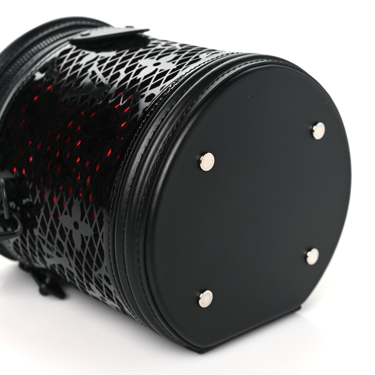 Patent Calfskin Monogram Cannes Black