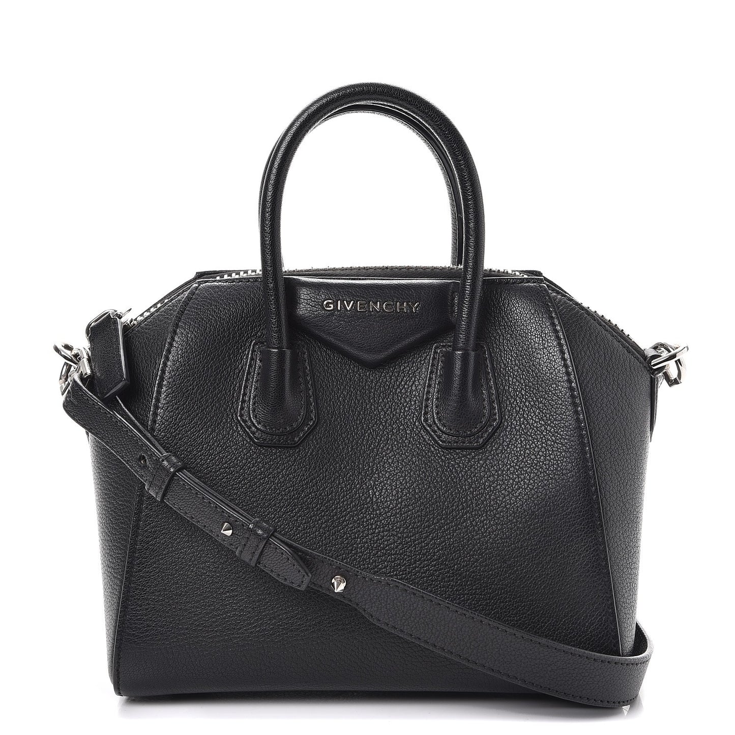 Sugar Goatskin Mini Antigona Black