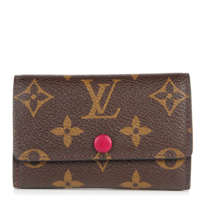 Louis Vuitton Monogram 6 Key Multicles Holder Fuchsia 1 of 8