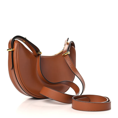 Prada Soft Calfskin Arque Shoulder Bag Cognac 3 of 8