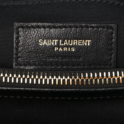 Saint Laurent Calfskin Y Quilted Monogram Medium Loulou Chain Satchel Black 8 of 14