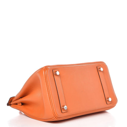 Hermes Swift Birkin 25 Orange 4 of 31