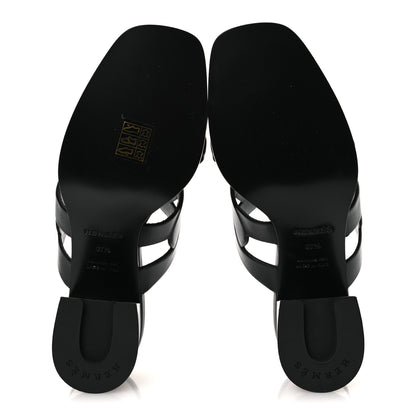 Hermes Nappa Gaby 60 Sandal 37.5 Black 7 of 11