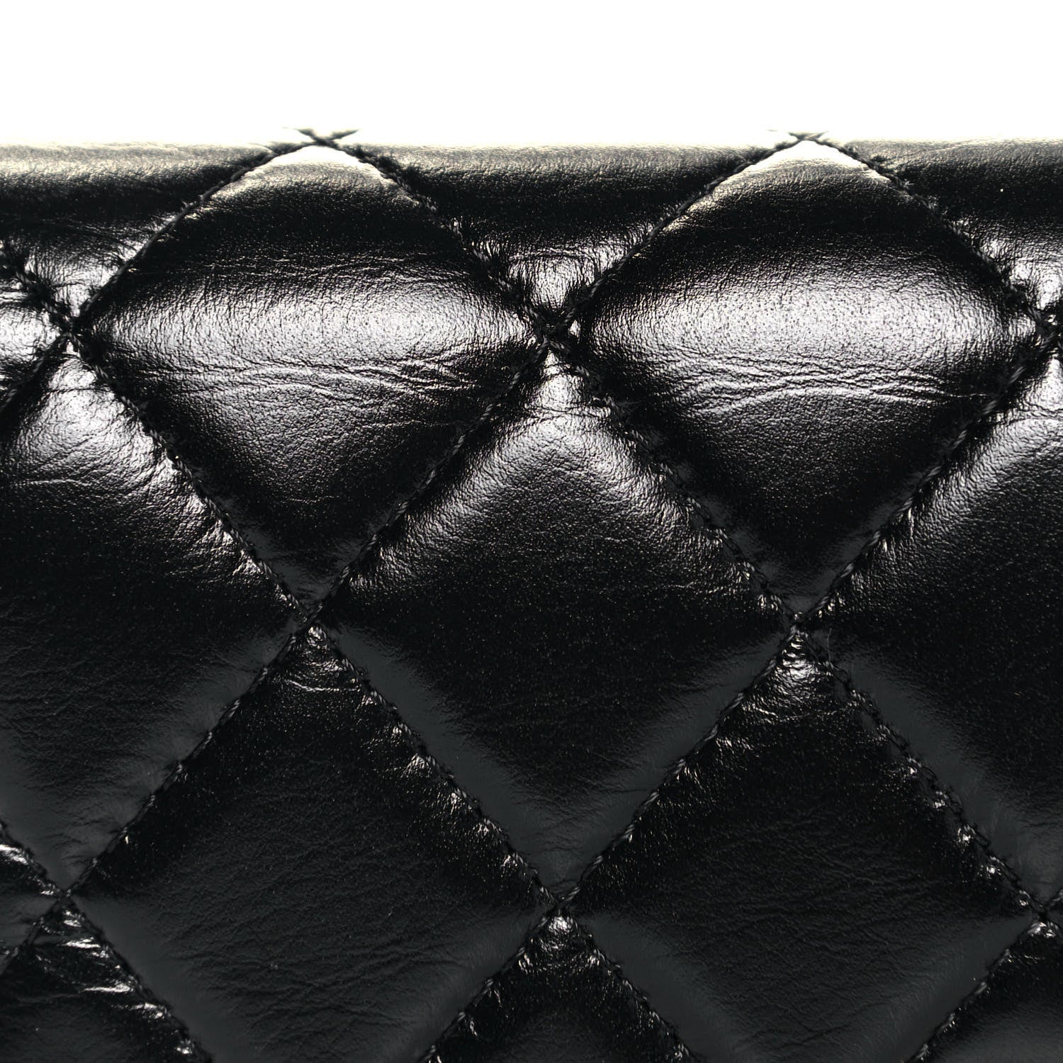 Chanel Calfskin Quilted Mini Maxi Pearls Wallet On Chain WOC Black 14 of 15