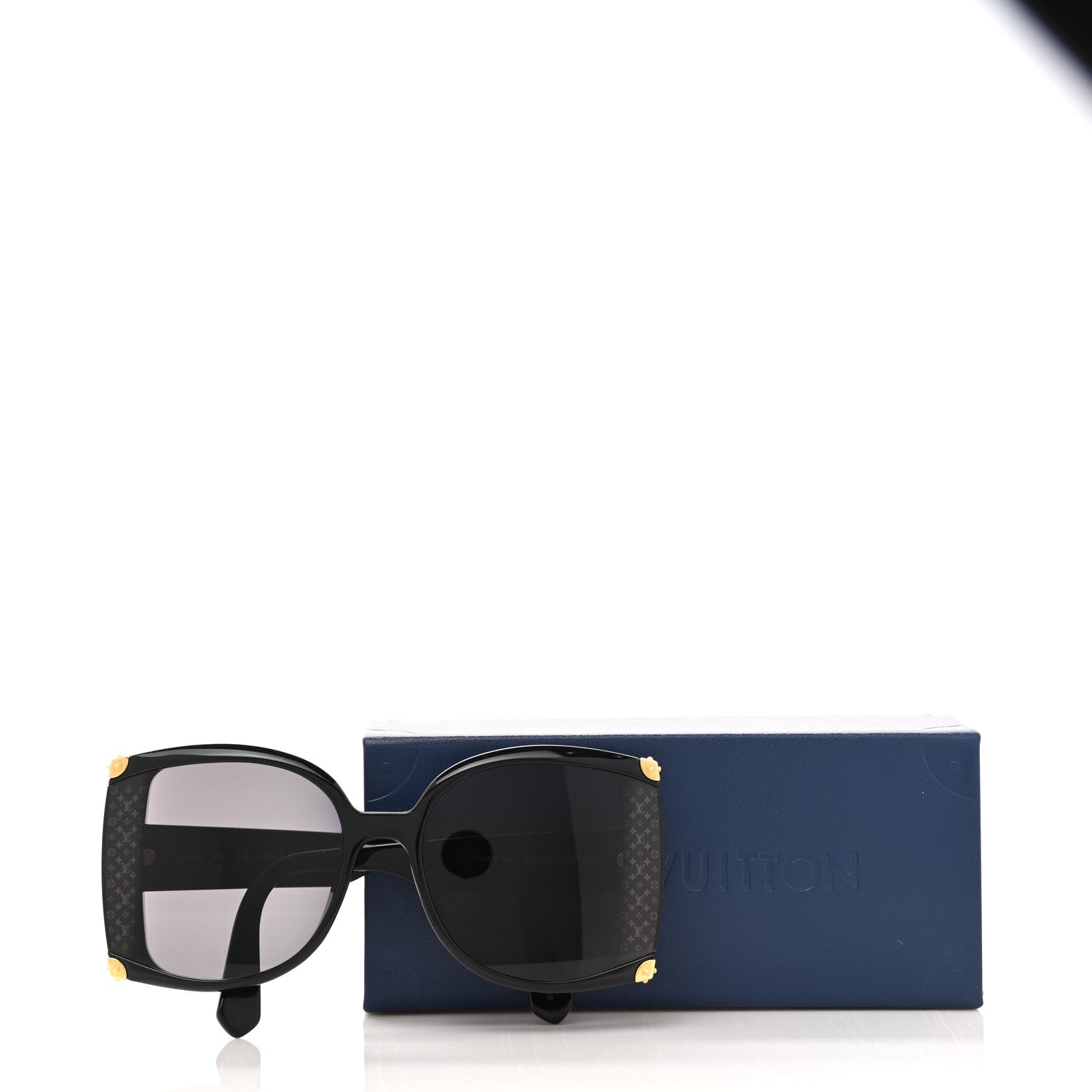 Louis Vuitton Acetate Nylon In The Mood For Love Sunglasses Z1294E Black 10 of 10