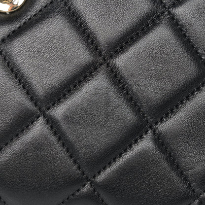 Chanel Lambskin Quilted Small Trendy CC Dual Handle Flap Bag Black 12 of 14