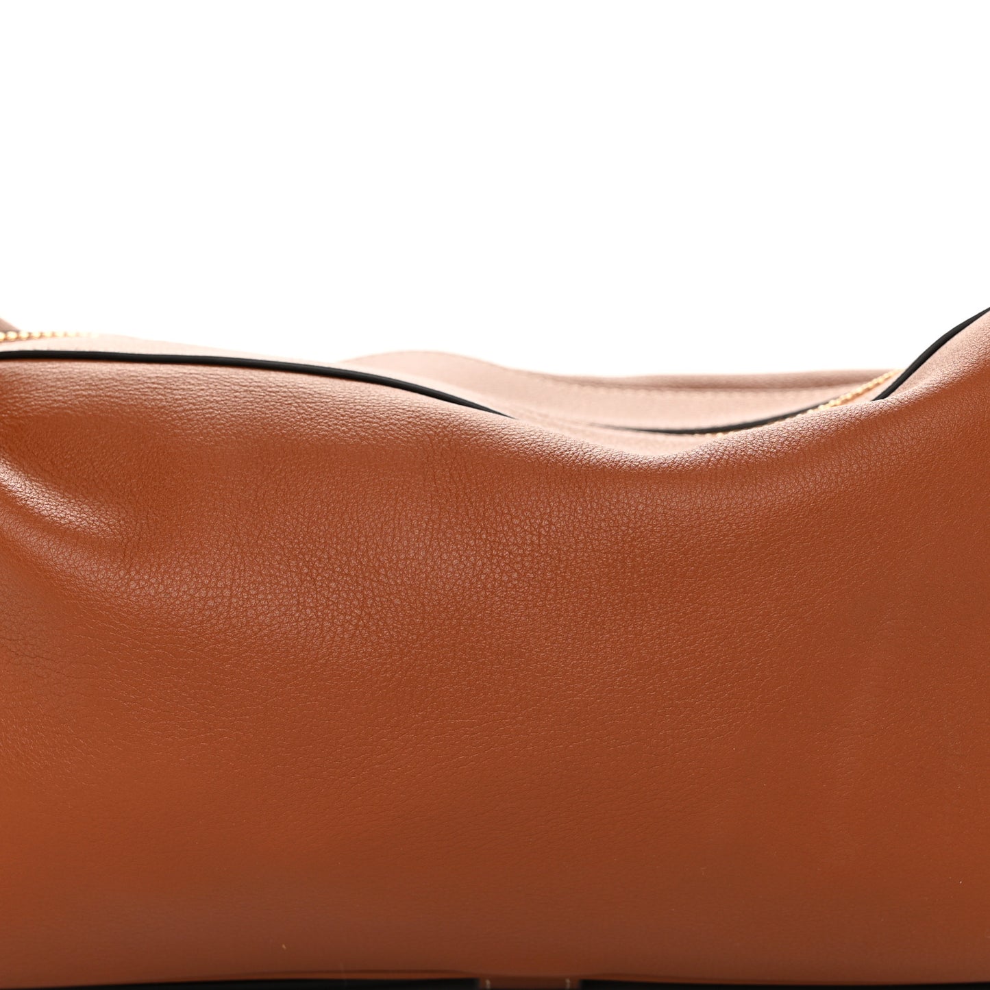 Supple Calfskin Medium Romy Shoulder Bag Tan