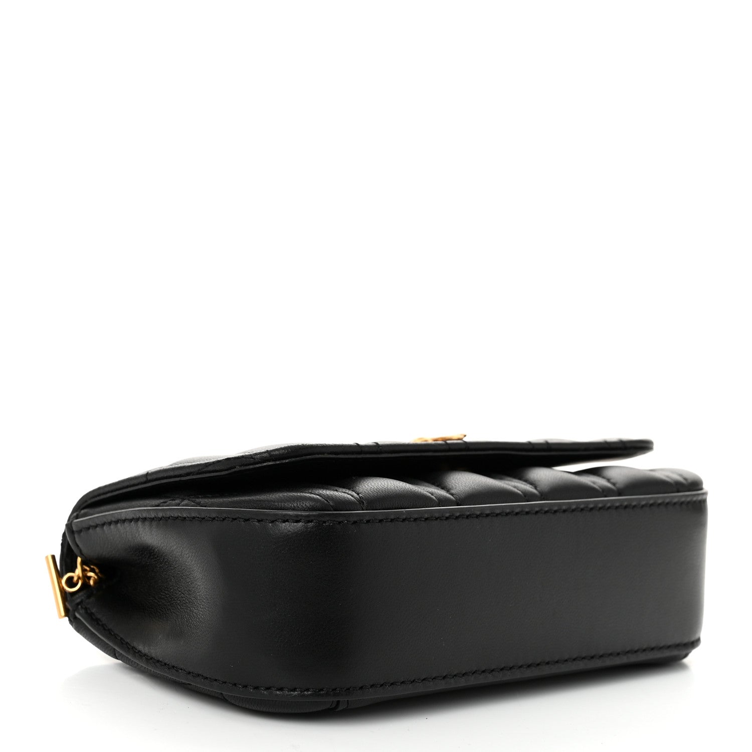 Versace Nappa Quilted Virtus Evening Bag Black 4 of 10