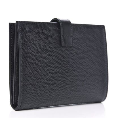 Celine Grained Calfskin Medium Multifunction Strap Wallet Black 3 of 7