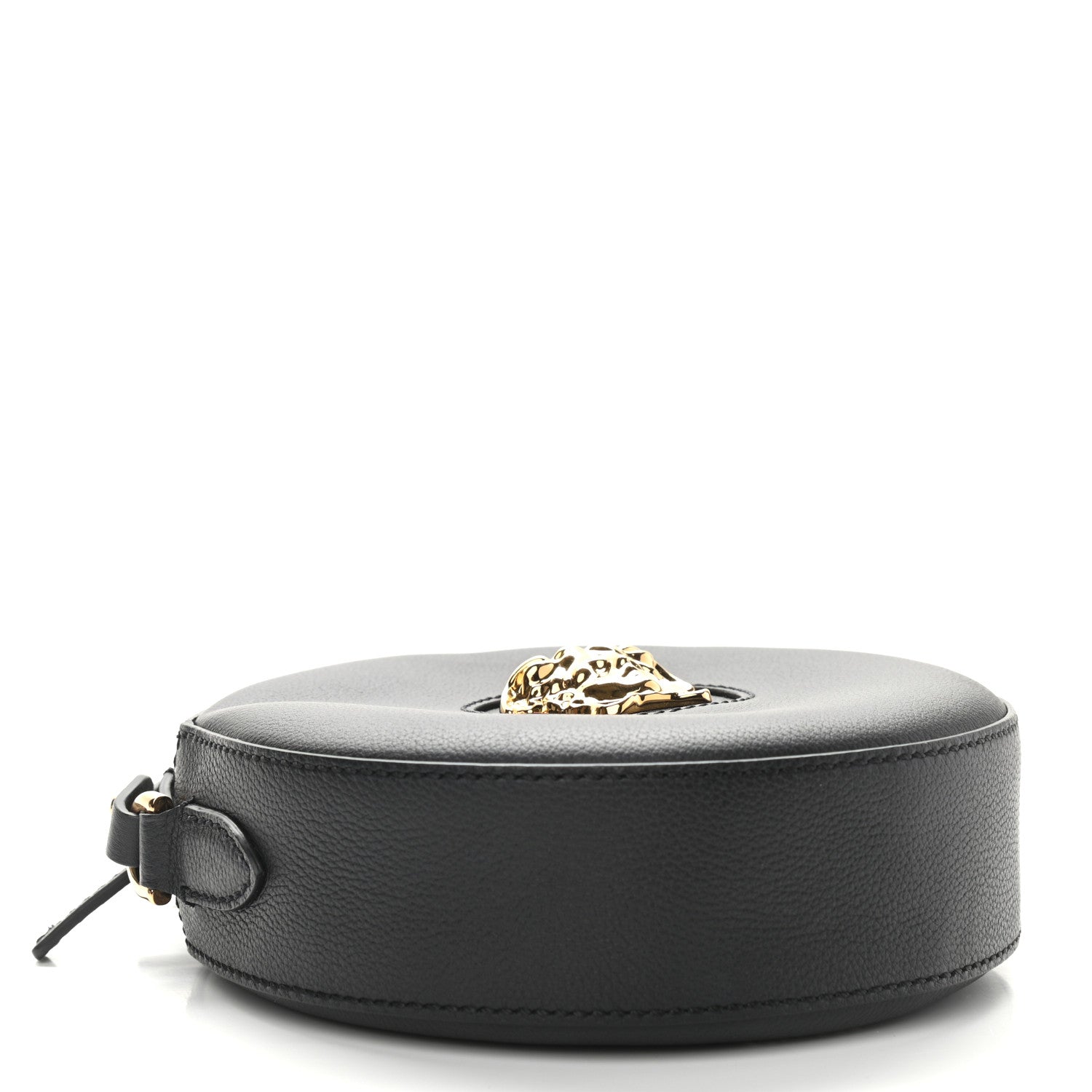Versace Calfskin La Medusa Round Camera Bag Black 4 of 9