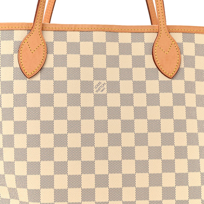 Louis Vuitton Damier Azur Neo Neverfull MM Rose Ballerine 8 of 13