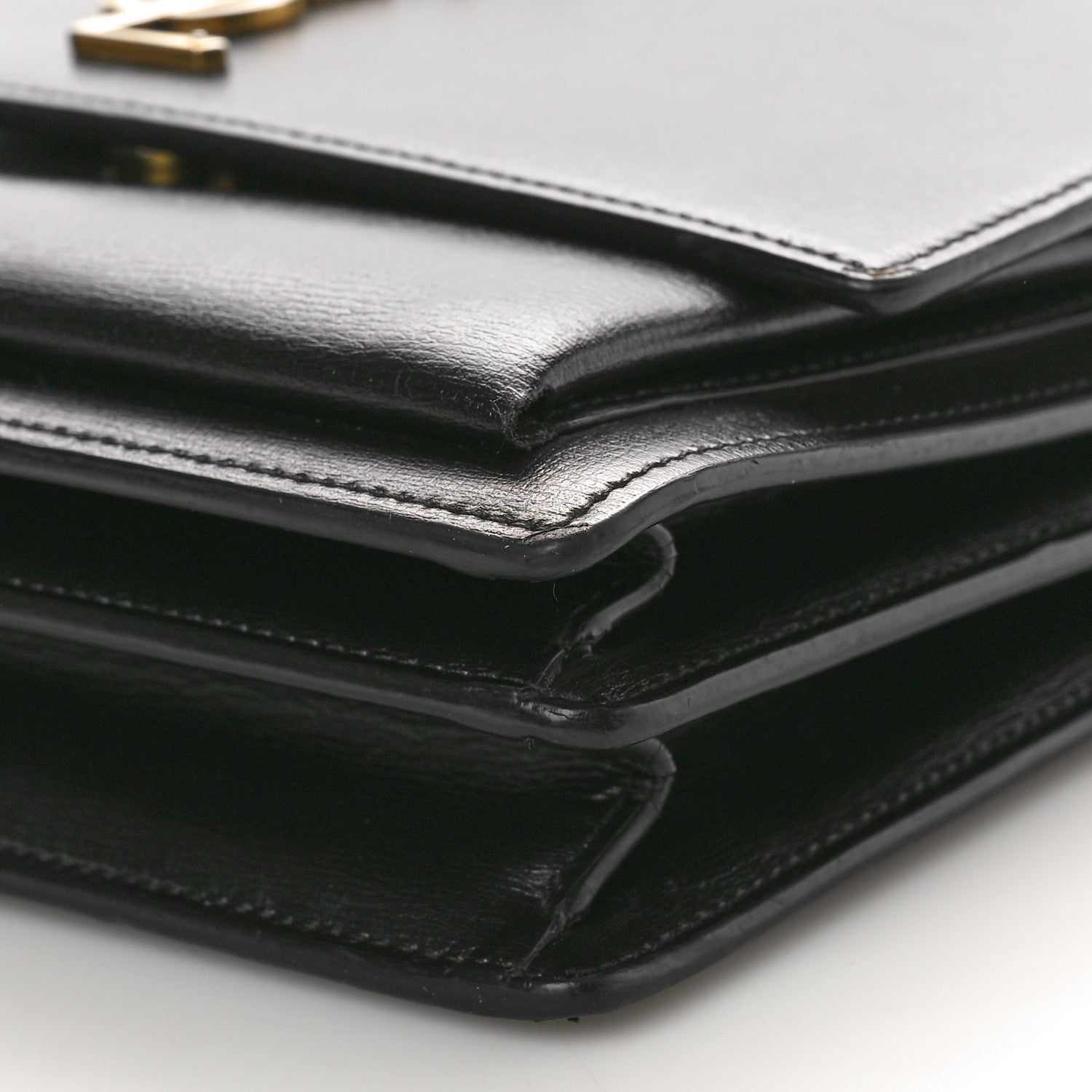 Saint Laurent Calfskin Medium Monogram Sunset Black 10 of 11