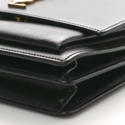 Saint Laurent Calfskin Medium Monogram Sunset Black 10 of 11
