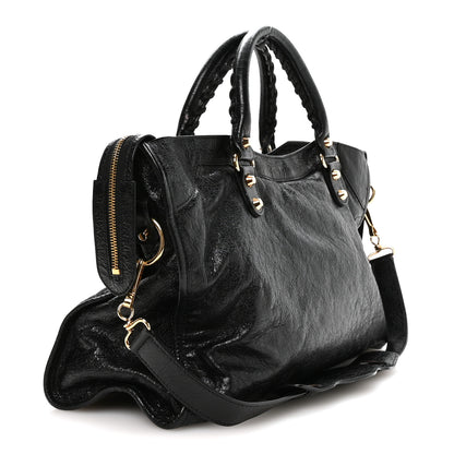Balenciaga Agneau Classic Gold Hardware City Black 4 of 11