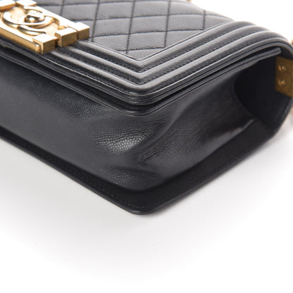 Chanel Caviar Quilted Small Boy Flap Black 9 of 10
