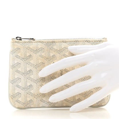 Goyard Goyardine Mini Senat Pochette White 2 of 9