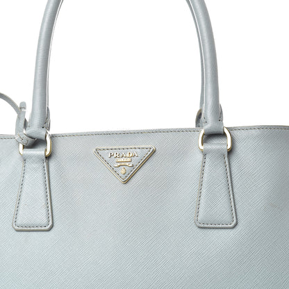 Prada Saffiano Lux Medium Tote Lago 12 of 18