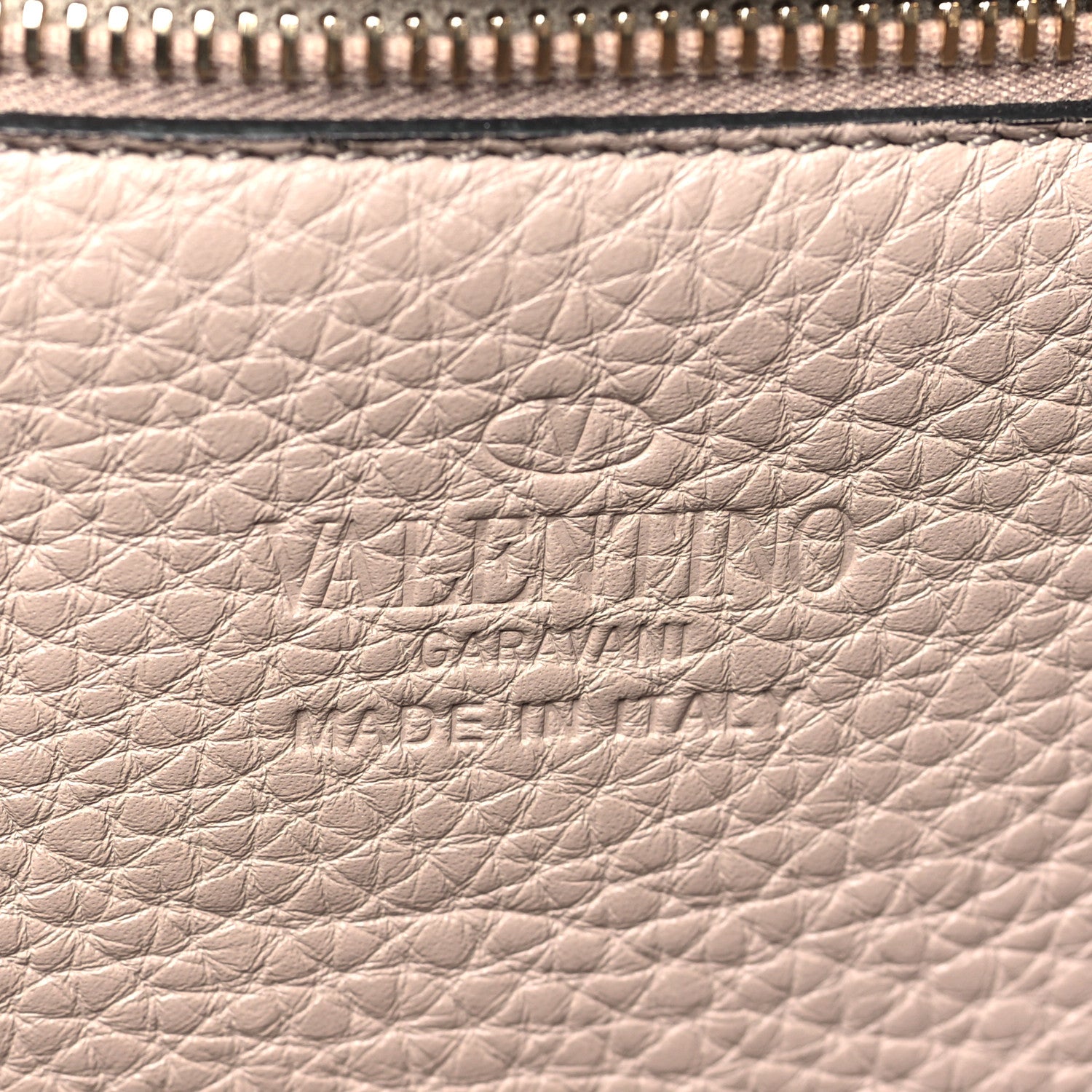 Valentino Garavani Pebbled Calfskin Mini Rockstud Flip-Lock Messenger Bag Poudre 6 of 8