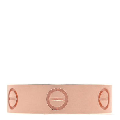 Cartier 18K Pink Gold 5.5mm LOVE Ring 54 6.75 1 of 5