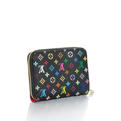 Louis Vuitton Monogram Multicolor Zippy Coin Purse Black Grenade 3 of 7