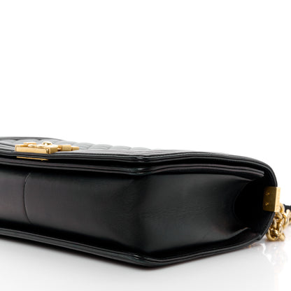 Chanel Calfskin Quilted New Medium Boy Flap Black 11 of 15