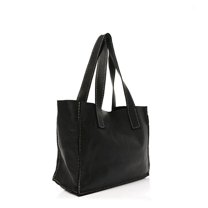 The Row Glossy Nappa Maya E/W Tote Three Black 3 of 9
