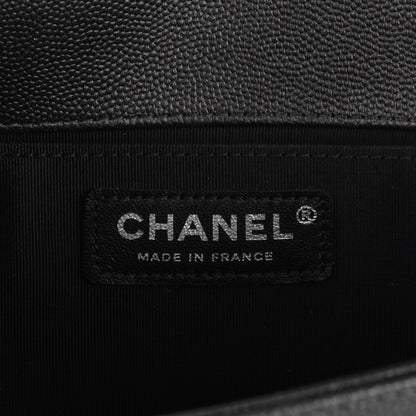 Chanel Caviar Quilted Medium Boy Flap So Black 6 of 7