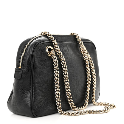 Gucci Pebbled Calfskin Small Soho Bowler Black 3 of 10