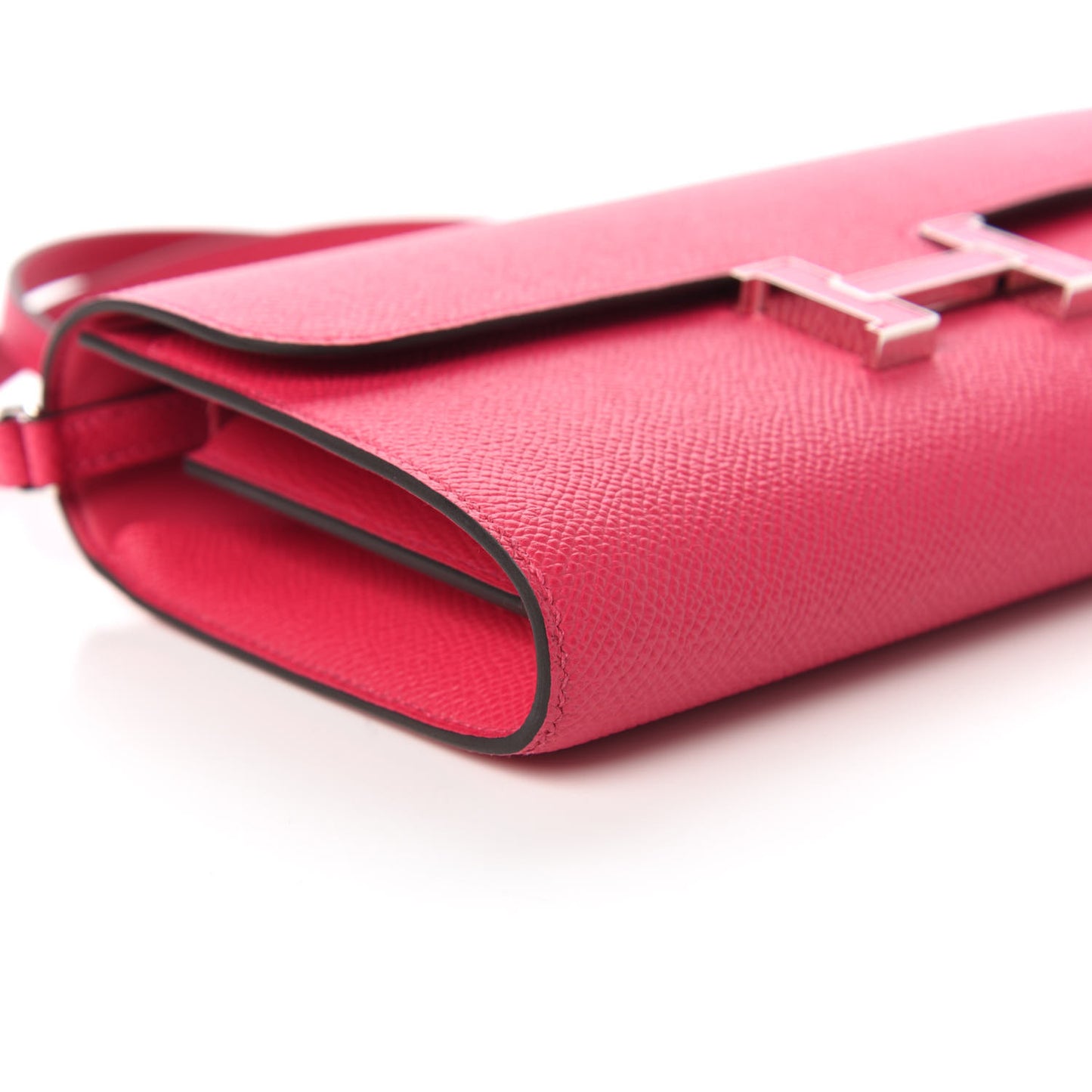 Epsom Lizard Constance Wallet To Go Rose Mexico