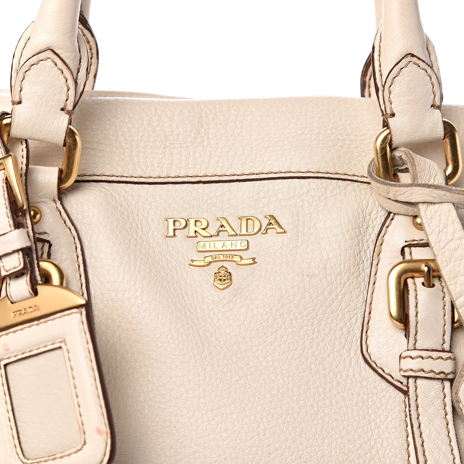 Prada Cervo Antik Tote Cera 10 of 26