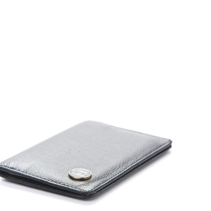 Chanel Grained Calfskin Small CC Button Pocket Agenda Cover Black 7 of 10