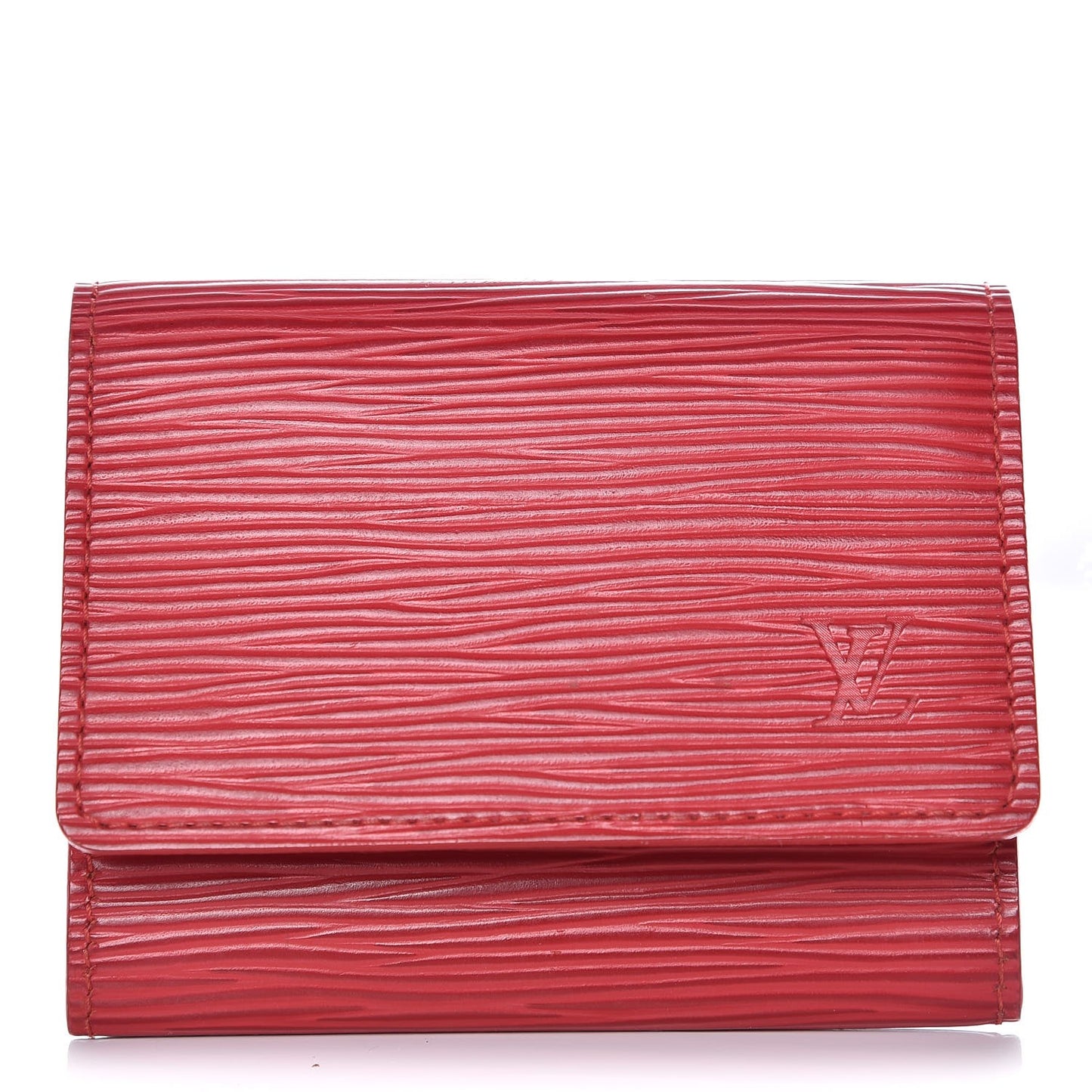 Epi Business Card Holder Red