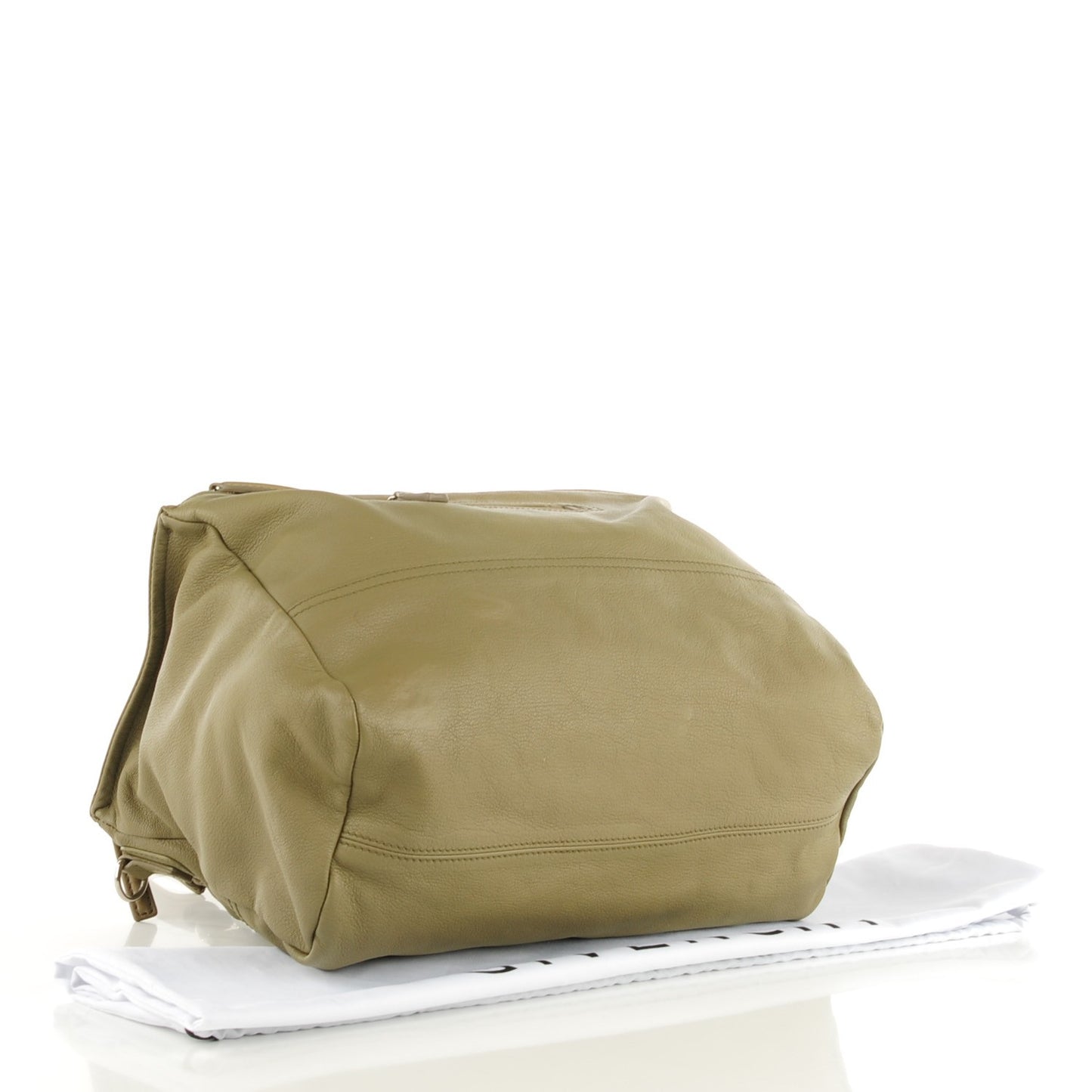 Sugar Goatskin Large Pandora Olive